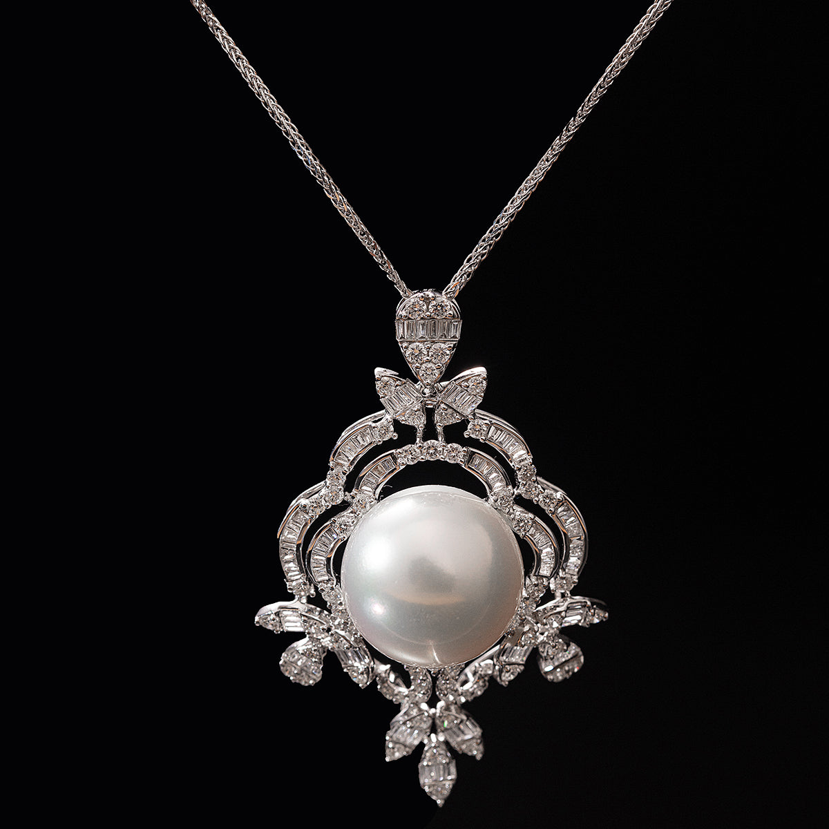 European royalty design pearl pendant AB003-27