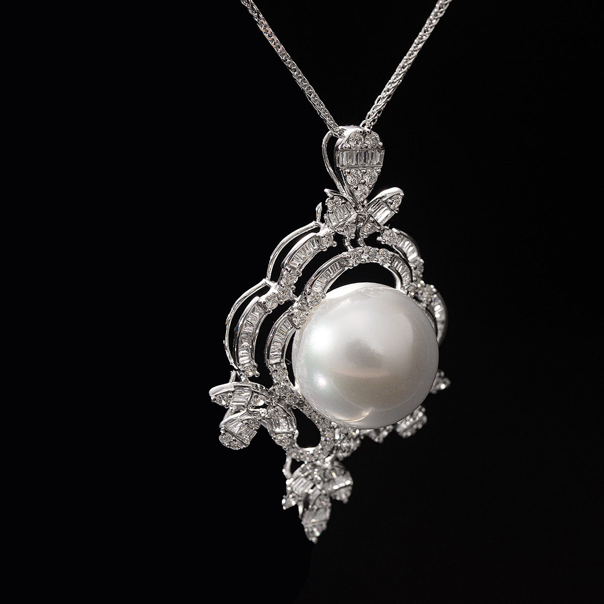 European royalty design pearl pendant AB003-27